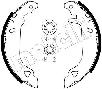 Remschoen set Metelli 53-0066J