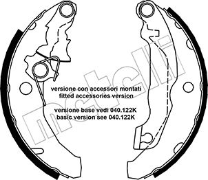 Remschoen set Metelli 53-0131Y