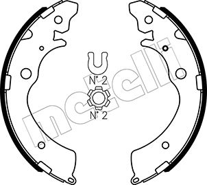 Remschoen set Metelli 53-0154