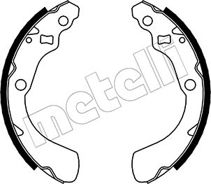 Remschoen set Metelli 53-0156