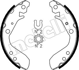 Remschoen set Metelli 53-0158