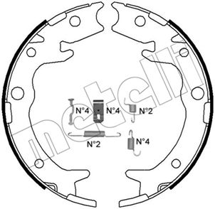 Remschoen set Metelli 53-0159K