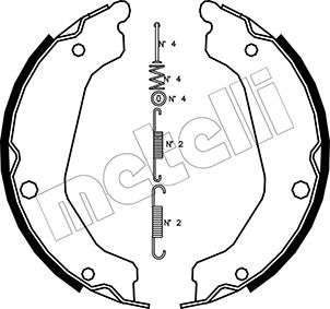 Remschoen set Metelli 53-0183K