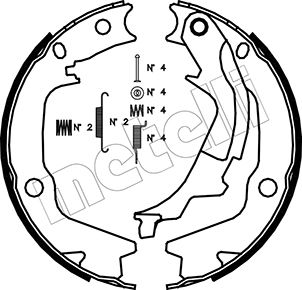 Remschoen set Metelli 53-0186K