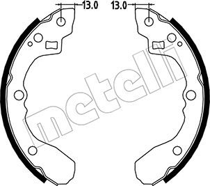 Remschoen set Metelli 53-0213