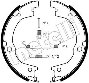 Remschoen set Metelli 53-0230K