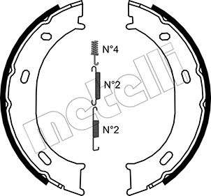 Remschoen set Metelli 53-0239K