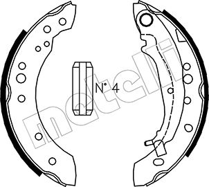 Remschoen set Metelli 53-0266