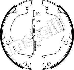 Remschoen set Metelli 53-0317K