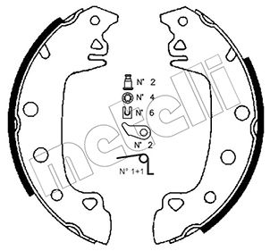 Remschoen set Metelli 53-0340K