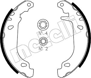 Remschoen set Metelli 53-0345