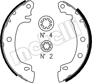 Remschoen set Metelli 53-0353