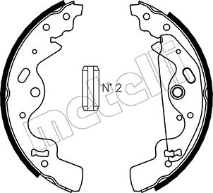 Remschoen set Metelli 53-0370