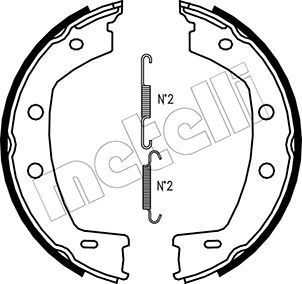 Remschoen set Metelli 53-0374K