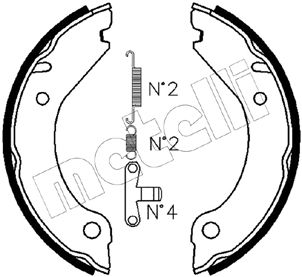 Remschoen set Metelli 53-0473K