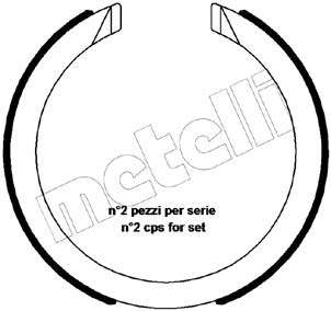 Remschoen set Metelli 53-0483