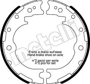 Remschoen set Metelli 53-0637