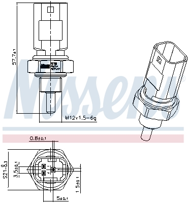 Nissens Temperatuursensor 207001