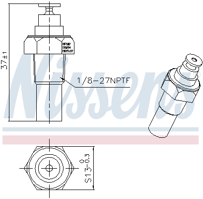 Nissens Temperatuursensor 207002