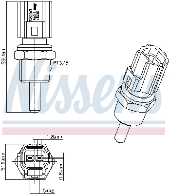 Nissens Temperatuursensor 207007