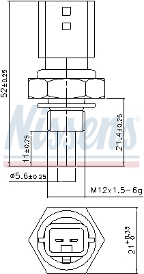 Nissens Temperatuursensor 207022