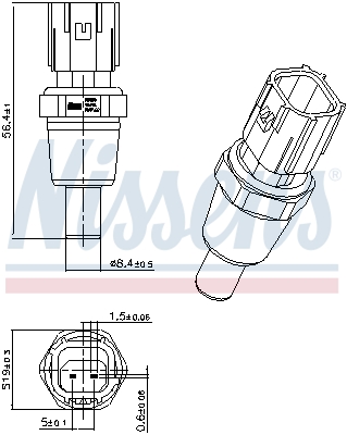 Nissens Temperatuursensor 207029