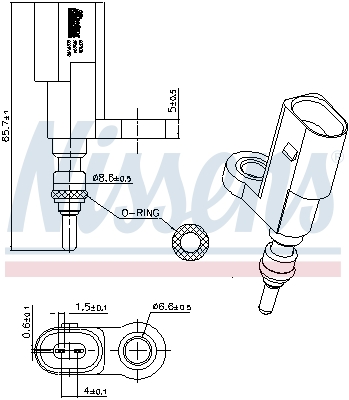 Nissens Temperatuursensor 207030