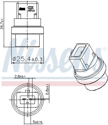 Nissens Temperatuursensor 207032