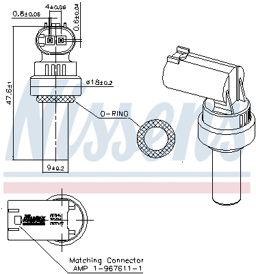 Nissens Temperatuursensor 207046