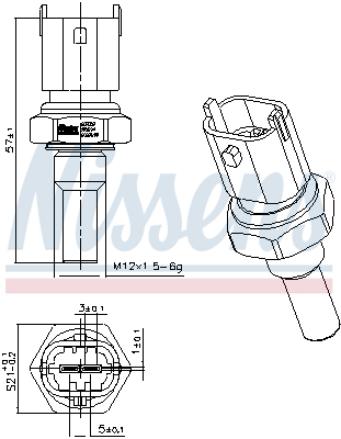 Nissens Temperatuursensor 207052