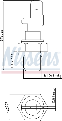 Nissens Temperatuursensor 207058