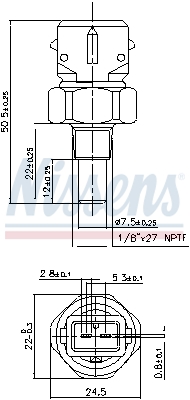 Nissens Temperatuursensor 207060