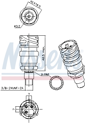 Airco hogedrukschakelaar Nissens 301028