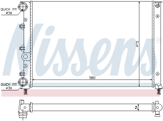 Nissens Radiateur 60052