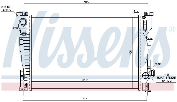 Nissens Radiateur 60064