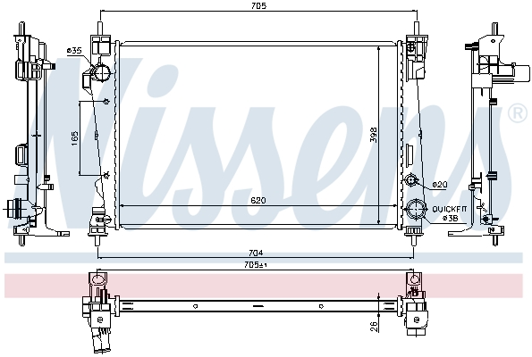Nissens Radiateur 60065