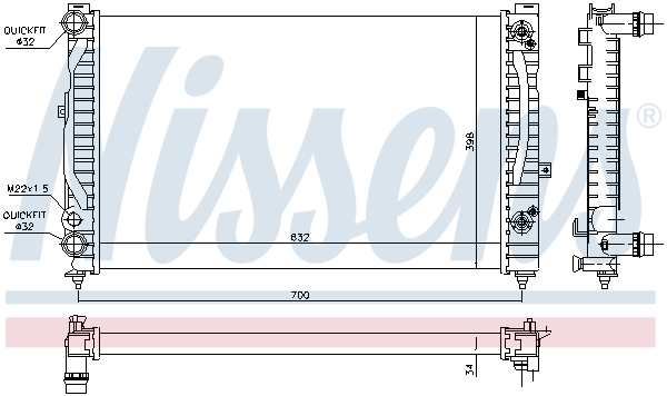 Nissens Radiateur 60229