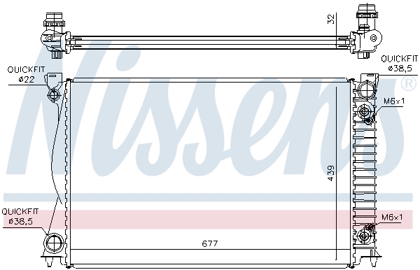 Nissens Radiateur 60233A