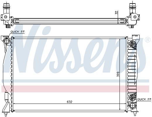 Nissens Radiateur 60300A