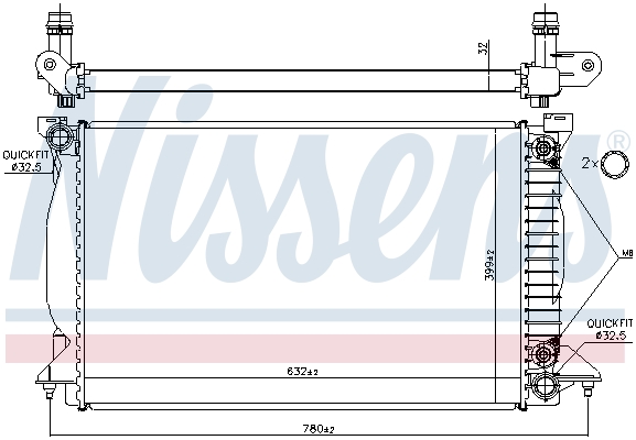 Nissens Radiateur 60303A