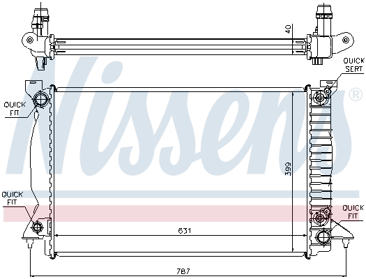 Nissens Radiateur 60314A