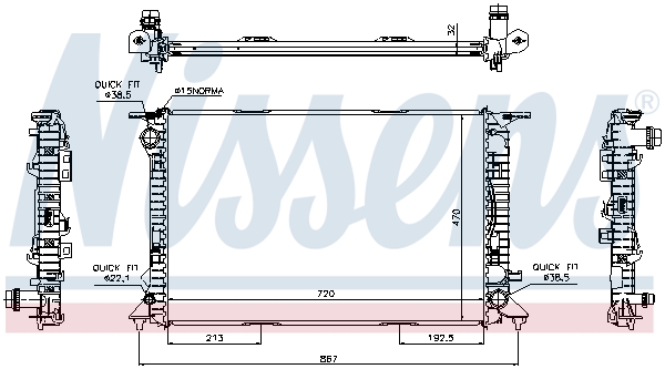 Nissens Radiateur 60317