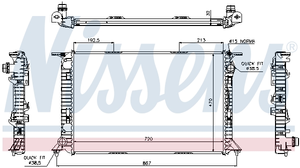 Nissens Radiateur 60319