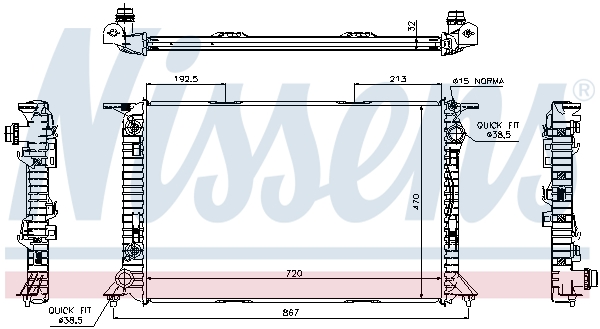 Nissens Radiateur 60322