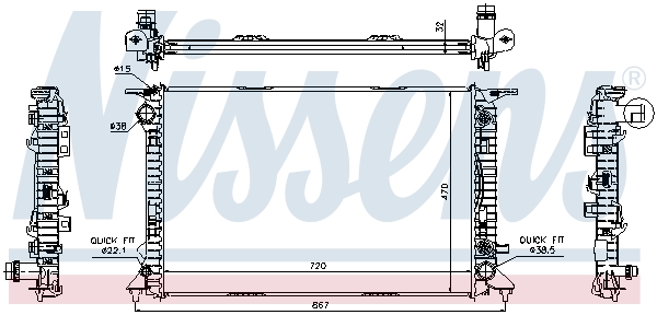 Nissens Radiateur 60324