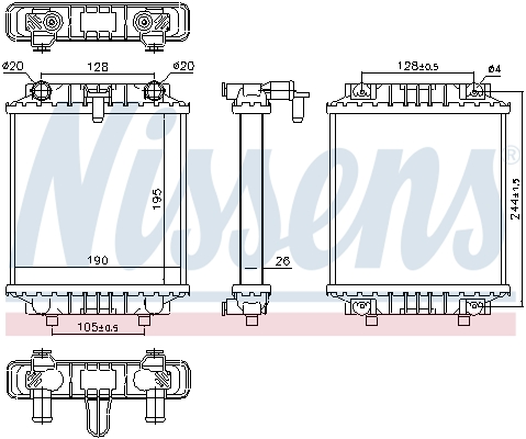 Nissens Interkoeler 60339