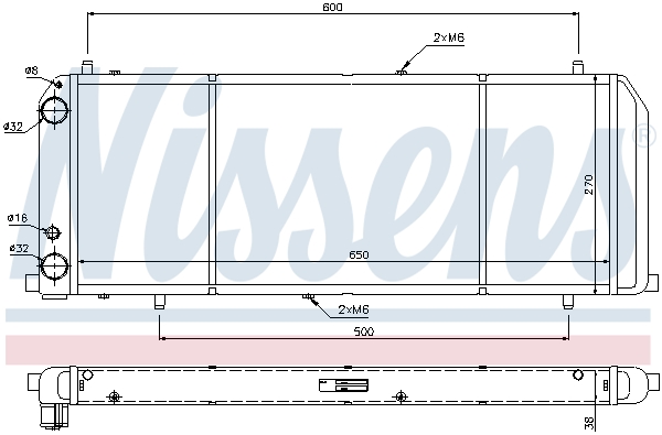 Nissens Radiateur 604201