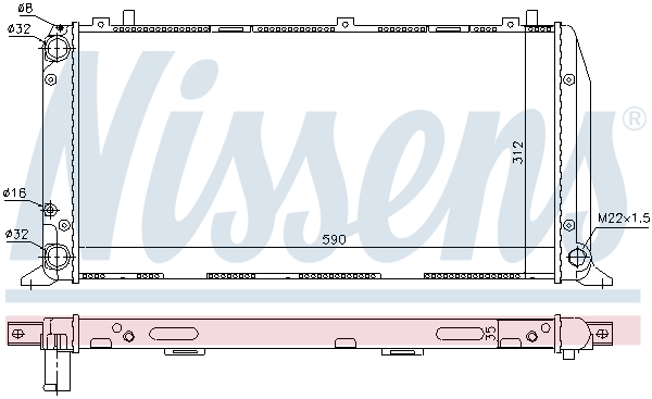 Nissens Radiateur 604361