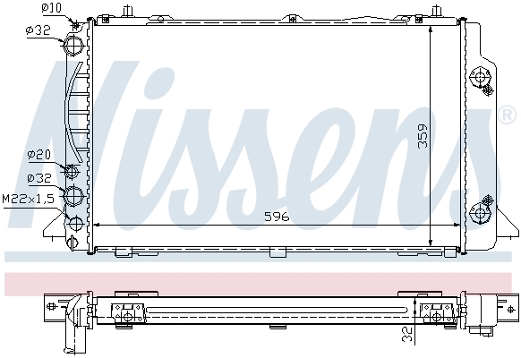 Nissens Radiateur 60448A