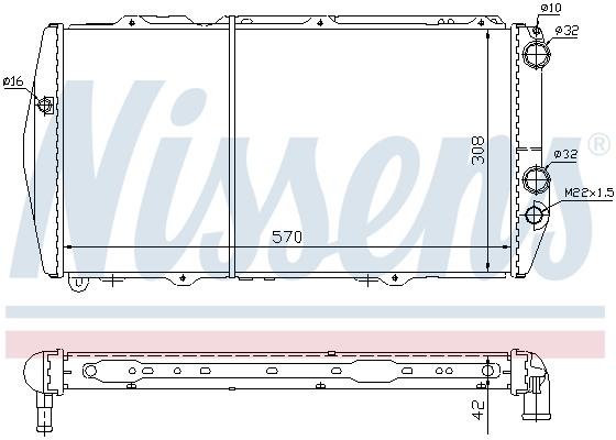 Nissens Radiateur 604551